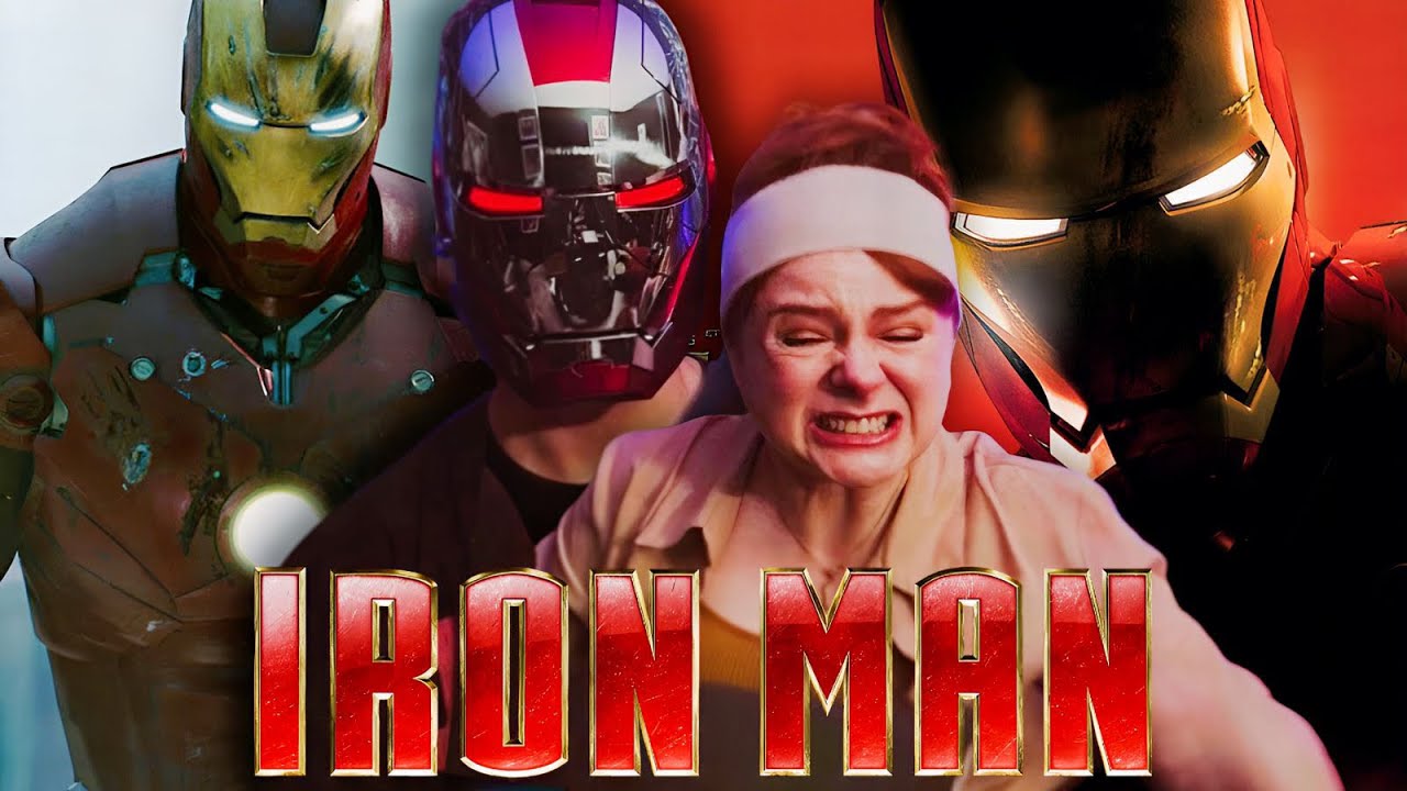 ДЕВУШКА ВПЕРВЫЕ СМОТРИТ * «Железный человек» (2008)!