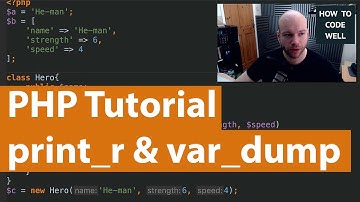 PHP beginner tutorial  var_dump versus print_r