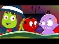 Dez na cama | Canção de Halloween | Halloween Song For Kids | Scary Song | Ten in the Bed