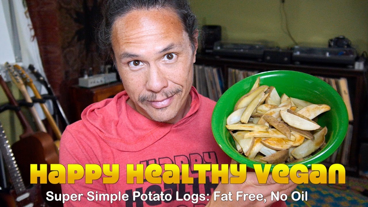Super Simple Potato Log Oven Fries: Fat Free, No Oil - YouTube