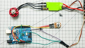 How To Control Brushless Motor With Arduino and Potentiometer using ESC
