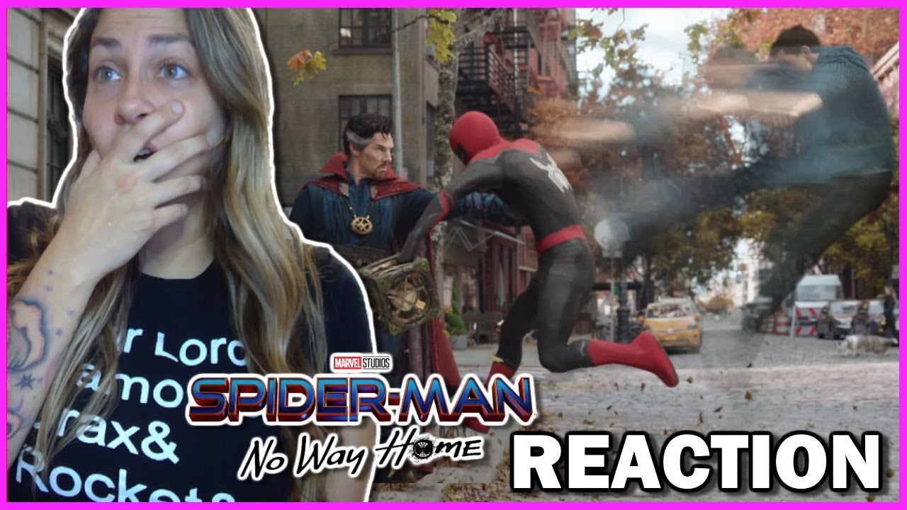 Spider-Man: No Way Home Teaser Trailer Reaction (At Avengers Campus)