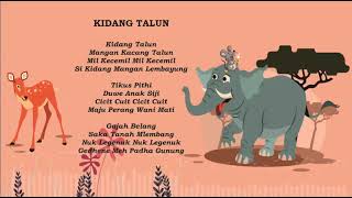 Lagu Kidang Talun + Lirik  [ Tembang Dolanan ]