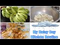 Heavy Rain In Karachi Pakistan ll How To Make Banana Chips At Home ll 
