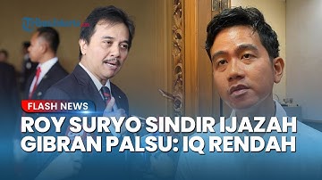 Heboh! Ijazah S1 Wapres Gibran Dinilai Palsu, Roy Suryo Sindir soal IQ Rendah, Salah Beli Dokumen