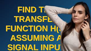 Electronics: Find the transfer function H(s) assuming a signal input i,in(t) and signal output, i...
