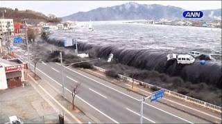 Dramatic footage of the tsunami that hit Japan