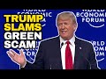 TRUMP MOCKS China And Europe Over Wind Farms In WEF SPEECH