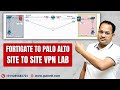 FortiGate to Palo Alto Site-to-Site VPN | Lab Configuration &amp; Testing