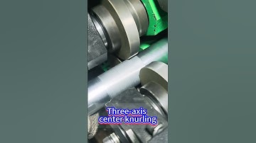 Three-axis center knurling#thread#threadrollingmachine#knurlingmachine#threadrollingwheel#machine