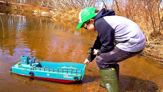 RC ADVENTURES - Capt. MOE &amp; the 1944 (LCM) Mk3 Normandy Torro Premium &quot;SCALE BOAT&quot;! #proudparenting