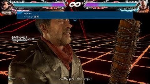 TEKKEN 7: Negan Move List / Command List