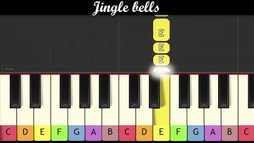 Christmas song - Jingle bells (Piano for children very easy)