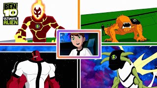 All Young Ben Transformations in Ben 10: Ultimate Alien - (HD)