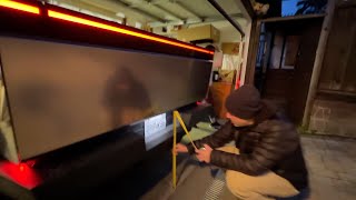 CYBERTRUCK Garage FIT TEST!  Does it REALLY fit a 20' Standard Garage?