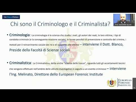 I PROFESSIONISTI DELLA SCENA DEL CRIMINE: CRIMINOLOGO E CRIMINALISTA