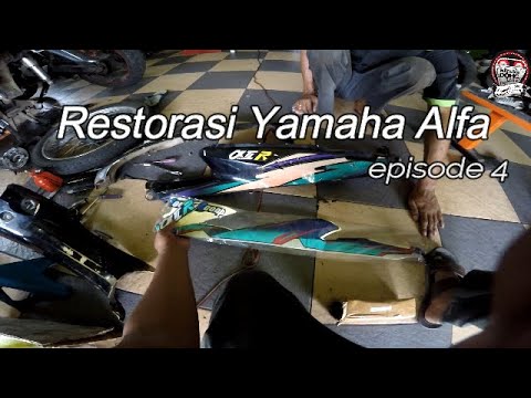  Restorasi  Yamaha  alfa  part 4 YouTube