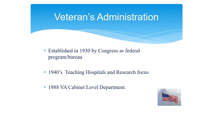 SOWK 1100 - Veterans Administration
