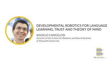 Behaviors.ai 1st Workshop: Angelo Cangelosi