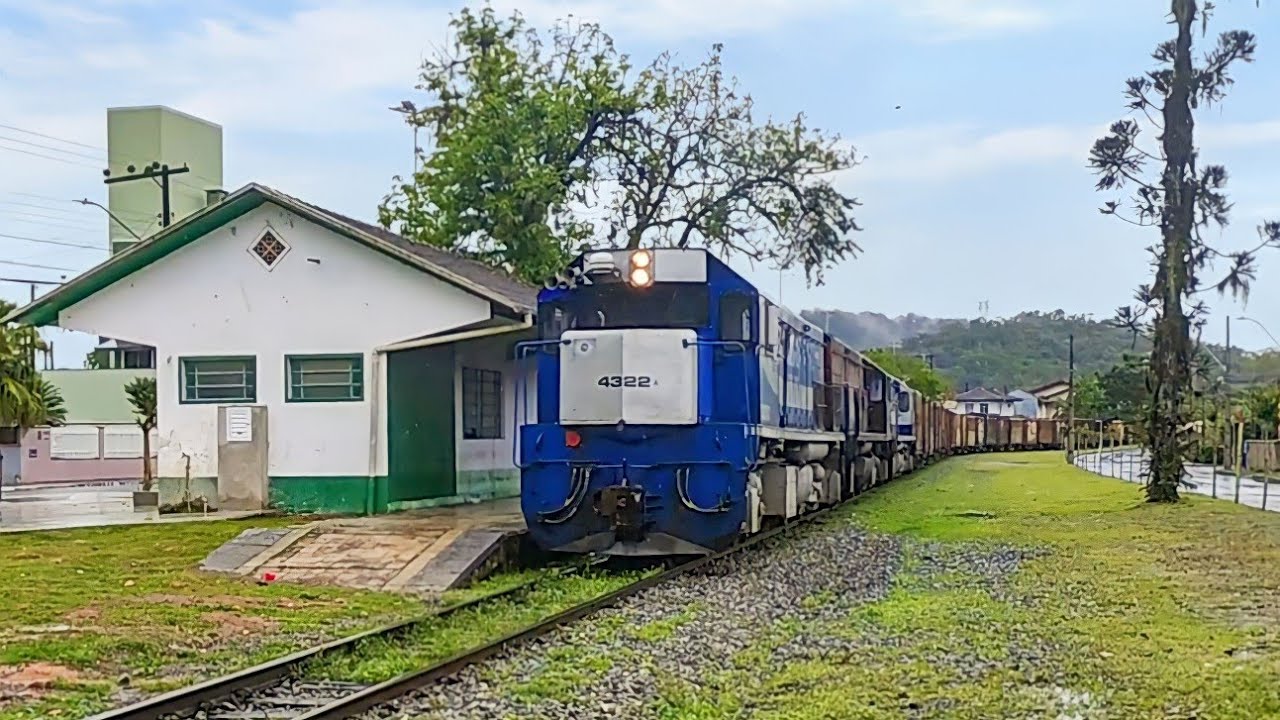 Passagem do Trem pela Estação Ferroviária Nereu Ramos Jaraguá do Sul, SC YouTube Passagem do Trem pela Estação Ferroviária Nereu Ramos Jaraguá do Sul, SC YouTube