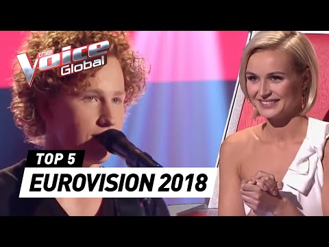 Best Blind Auditions of EUROVISION 2018 contestants | The Voice Global