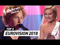 Best Blind Auditions of EUROVISION 2018 contestants | The Voice Global