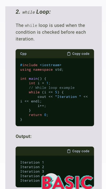 Looping statement While Loop / Looping / While Loop / Cpp program / Cpp ...