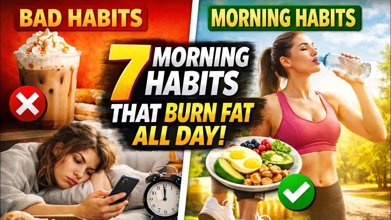 7 Morning Habits That Burn Fat All Day - YouTube