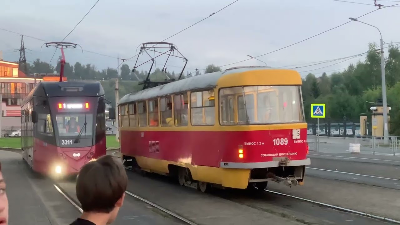 Белорусский новый трамвай в Барнауле (relax video)