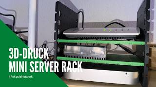 Mini Server Rack für Mac Mini, FRITZ!Box, Home Assistant und Co. | Selbst gedruckt