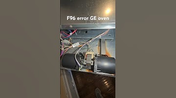 F96 error code GE wall oven cooling fan isn