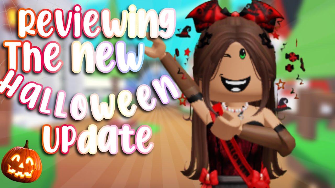Reviewing the new Halloween update in adopt me - YouTube