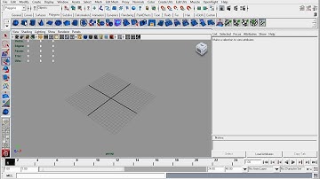 Creating basic polygon shapes - Autodesk Maya tutorial