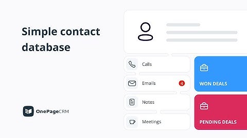 CRM Tutorial | Simple contact database | CRM for Beginners