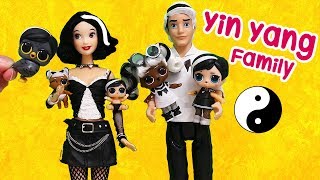 Sniffycat Barbie Families ! The YIN YANG Custom Doll Family | Toys and Dolls Fun Video for Kids