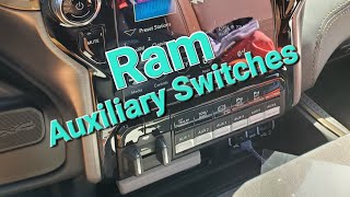 How to wire your Ram Auxiliary Switches on a 2021 3500 Mega Cab Dually