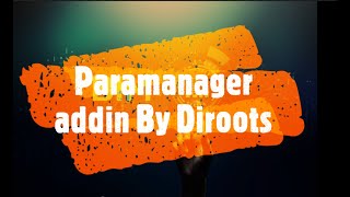 How to manage parameters in revit by paramanager || Paramanager || Diroots #Paramanager