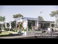 Modern Bungalow House Design with 4 Bedrooms (26.3x15 Meters)