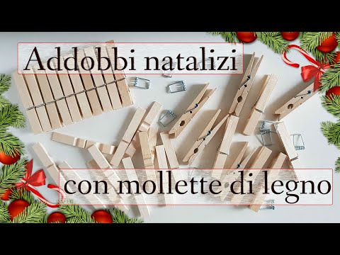 Lavoretti Di Natale Trackidsp 006.5 Addobbi Natalizi Fai Da Te Con Mollette Di Legno Lavoretti Natale Facili Youtube