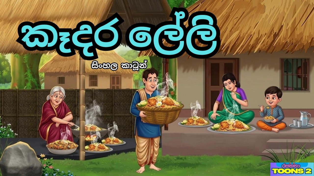 කෑදර ලේලියට ලැබුනු අපූරු දඩුවම | Sinhala cartoon | රසකතා Toons 2
