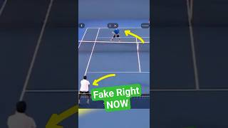 The Magic Window to FAKE poach successfully @EssentialTennis