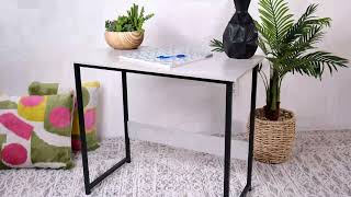 comfygoods.com – Chic Computer Desk for Home & Office – Minimalist Design, Walnut or Gray Color