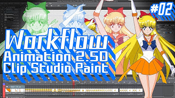 Workflow Animation 2.5D in Clip Studio Paint #02