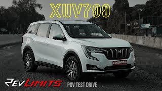 2023 MAHINDRA XUV700 | AX7(L) | (2.2L  AT 182.38 BHP) | POV Test Drive #111 | RevLimits |