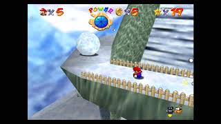 Super Mario 64 (Switch 3D All Stars) - Cool, Cool Mountain - Snowman's Lost His Head (Star #5)