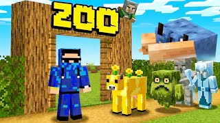 Built a Zoo for Minecraft’s Lost Mobs 😢 (They Lost the Vote!)”