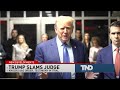 Trump slams judge knocks gag order testimony in trial