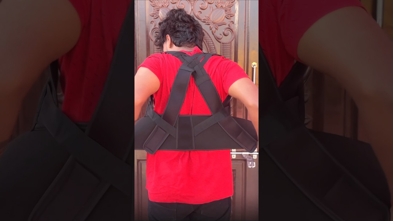 Posture correction belt. Back pain relief