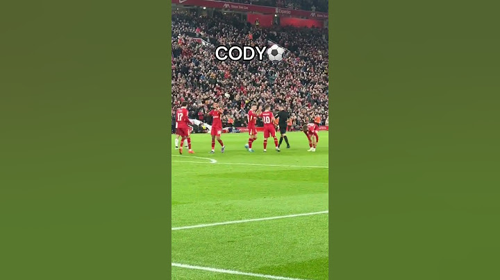 WHAT A STRIKE! 🔥 Cody Gakpo's unforgettable goal for Liverpool!