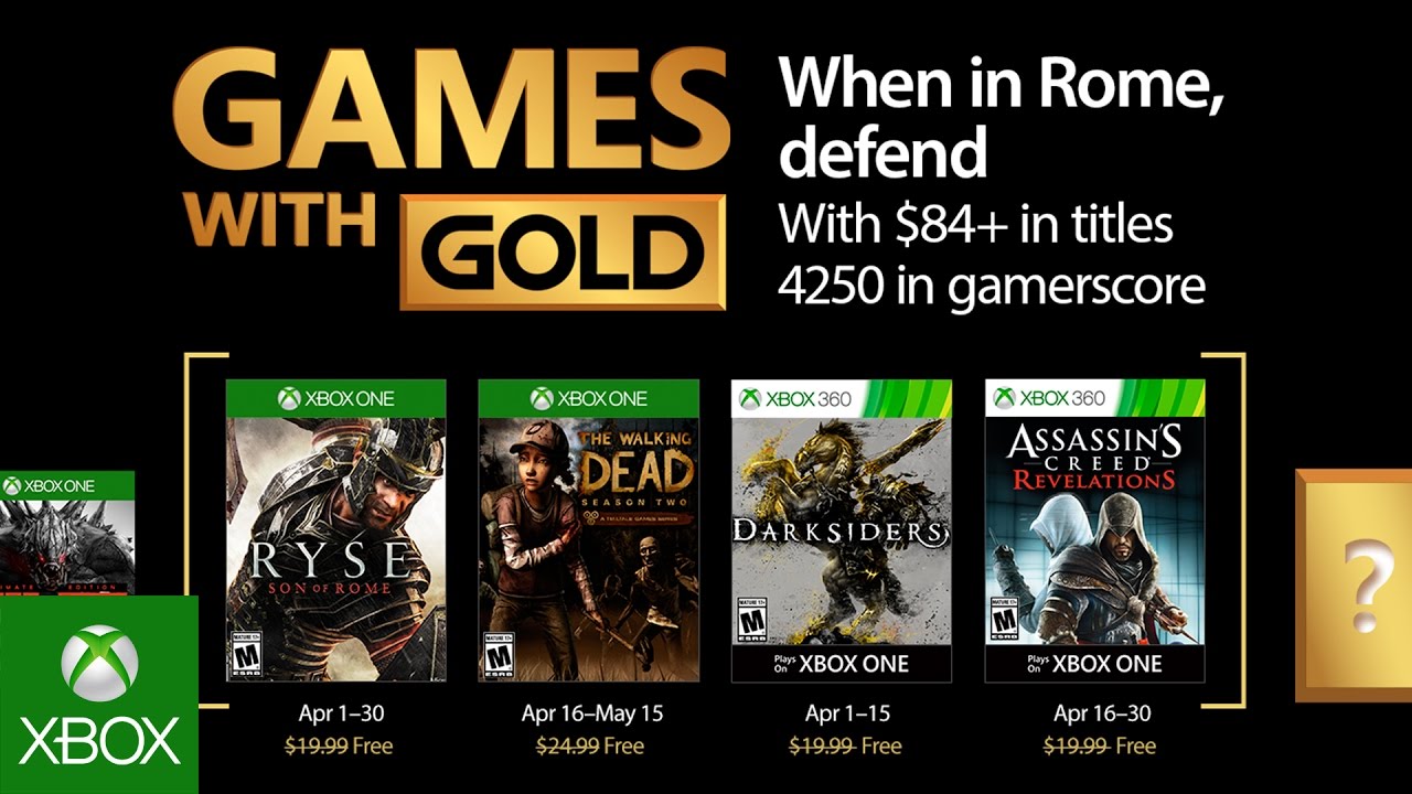 Xbox Games With Gold gave out $1,029 worth of games in 2017. Were